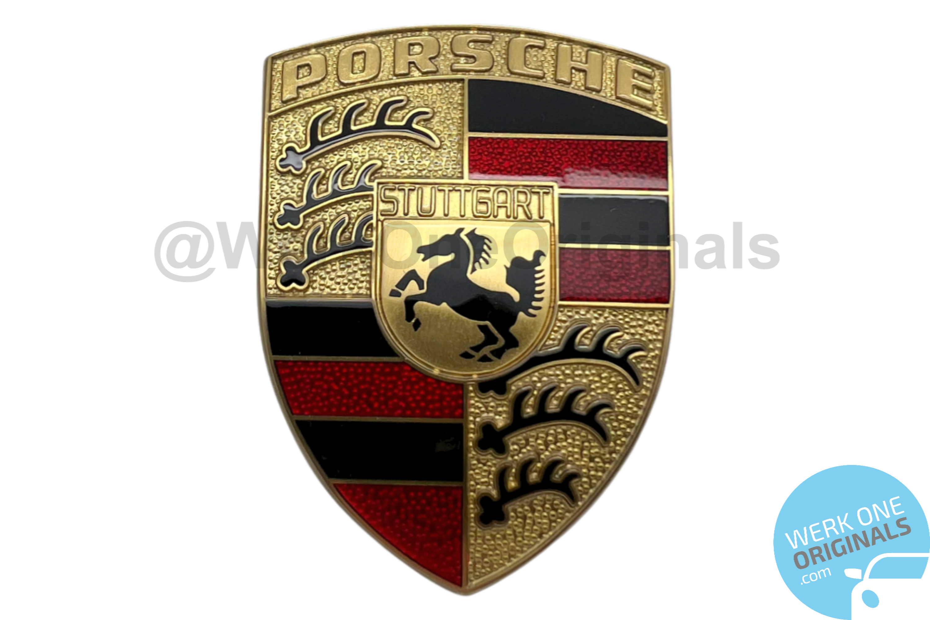 Porsche Crest Bonnet / Boot Badge for Porsche 968 Models