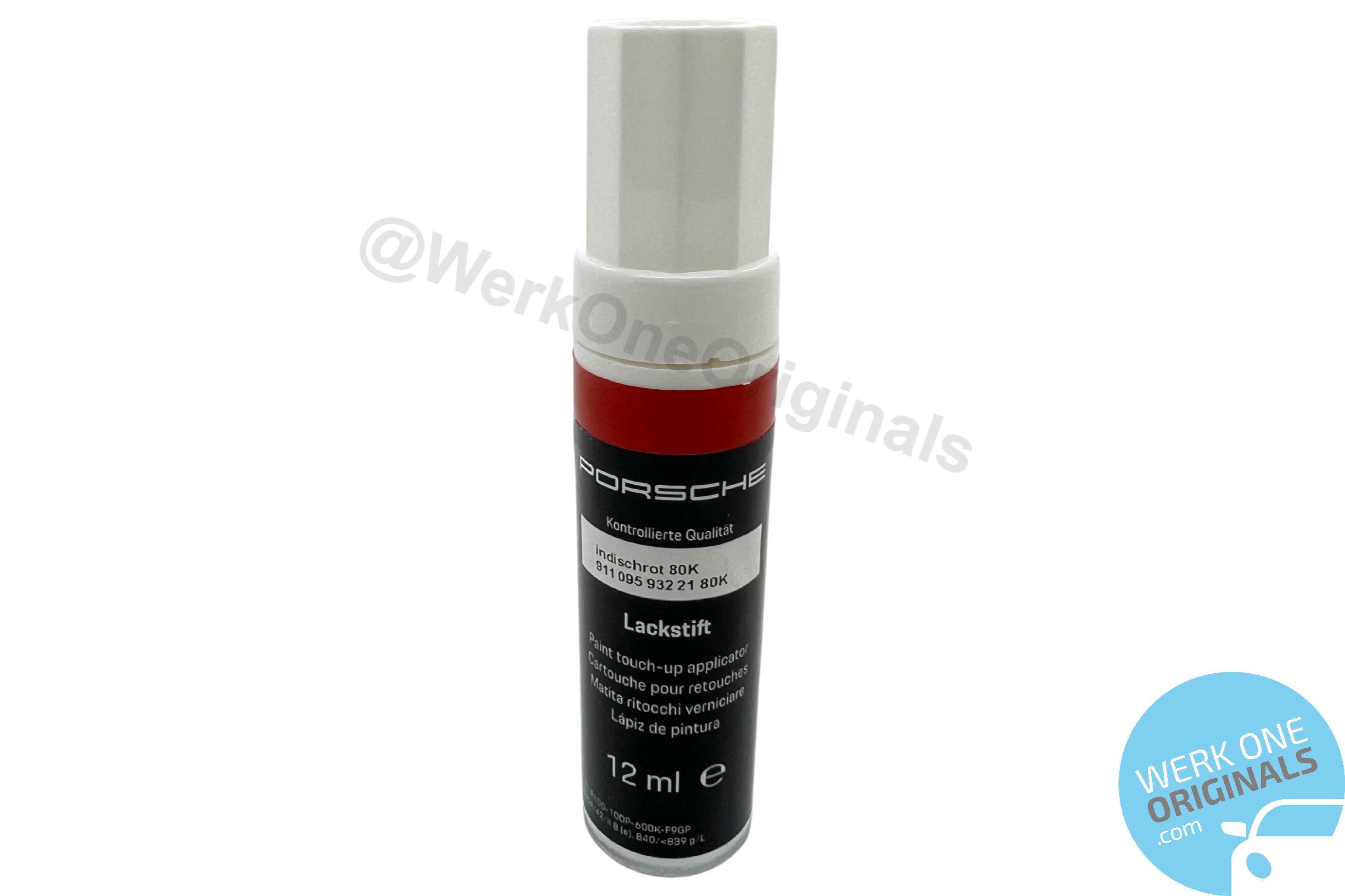 Porsche Official Touch Up Paint in Guards Red (Indischrot 80K)