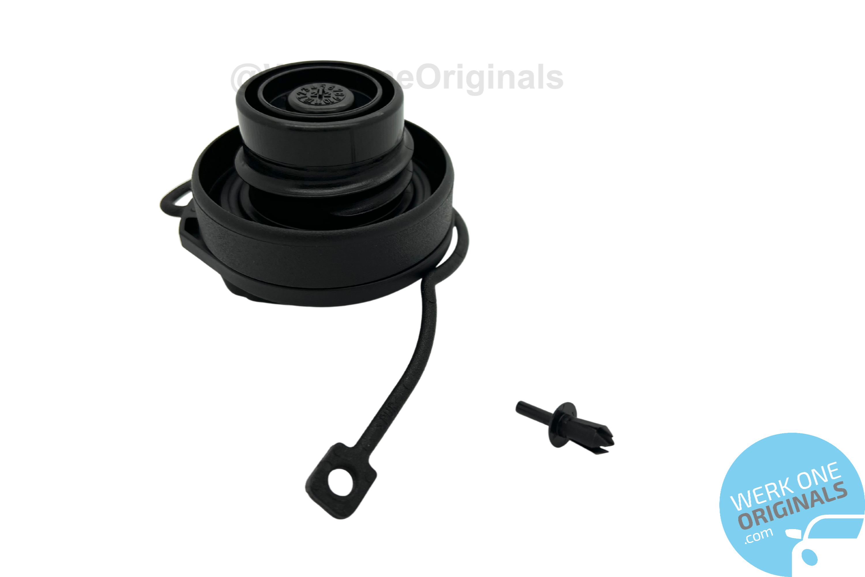 Porsche Genuine Fuel Tank Cap with Expansion Rivet for Boxster Type 986 Models