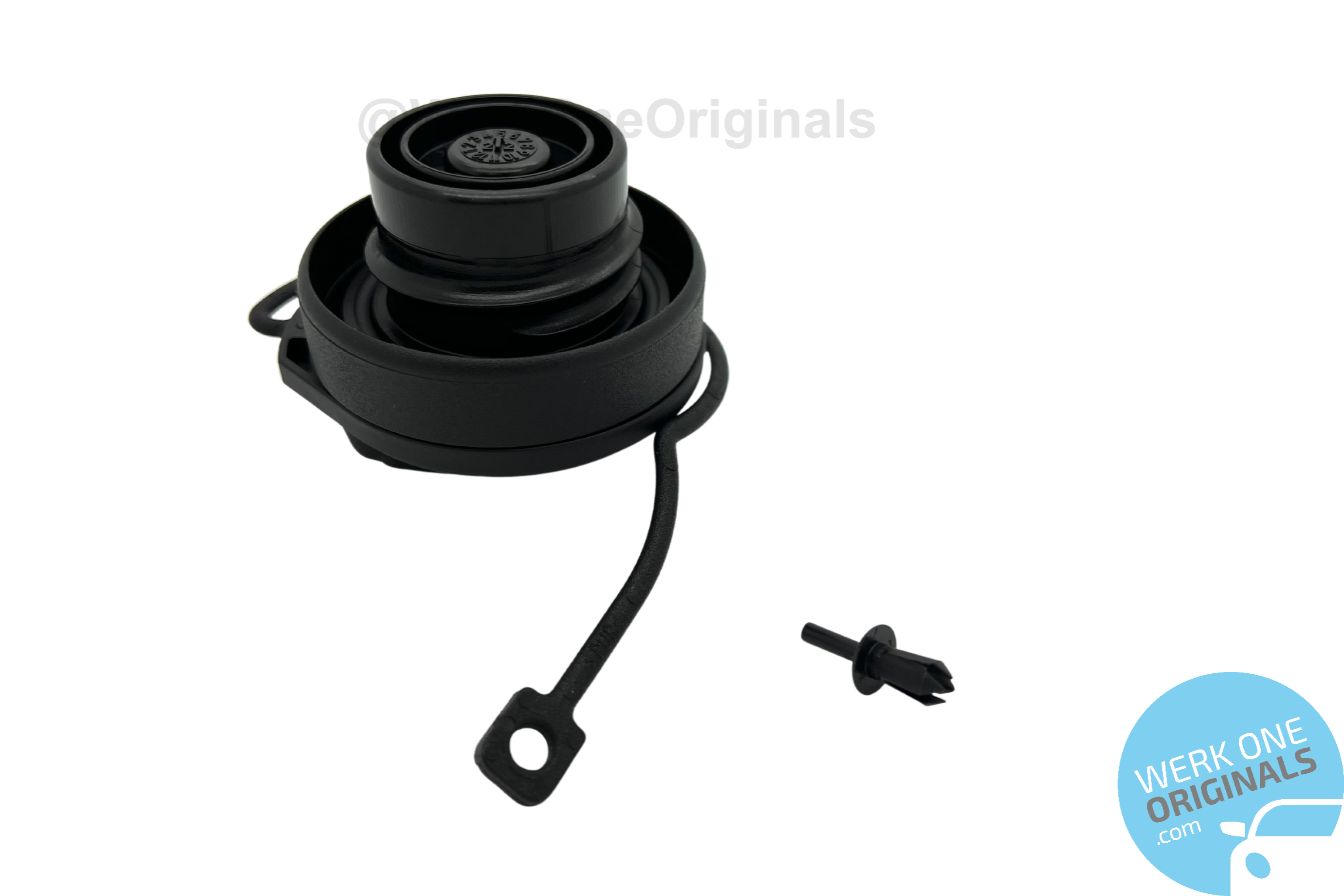 Porsche Genuine Fuel Tank Cap with Expansion Rivet for Boxster Type 987 Models