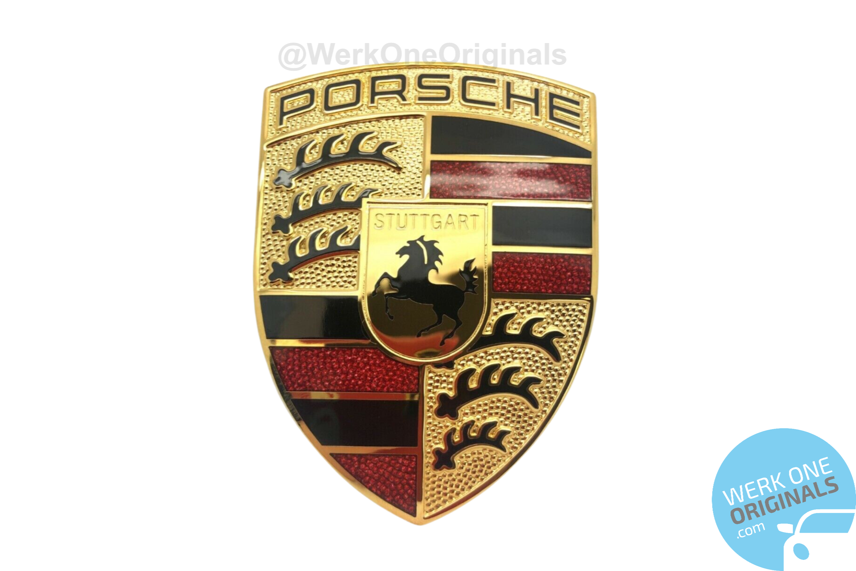 Porsche Crest Bonnet / Boot Badge for Cayenne Type 955 & 957 Models