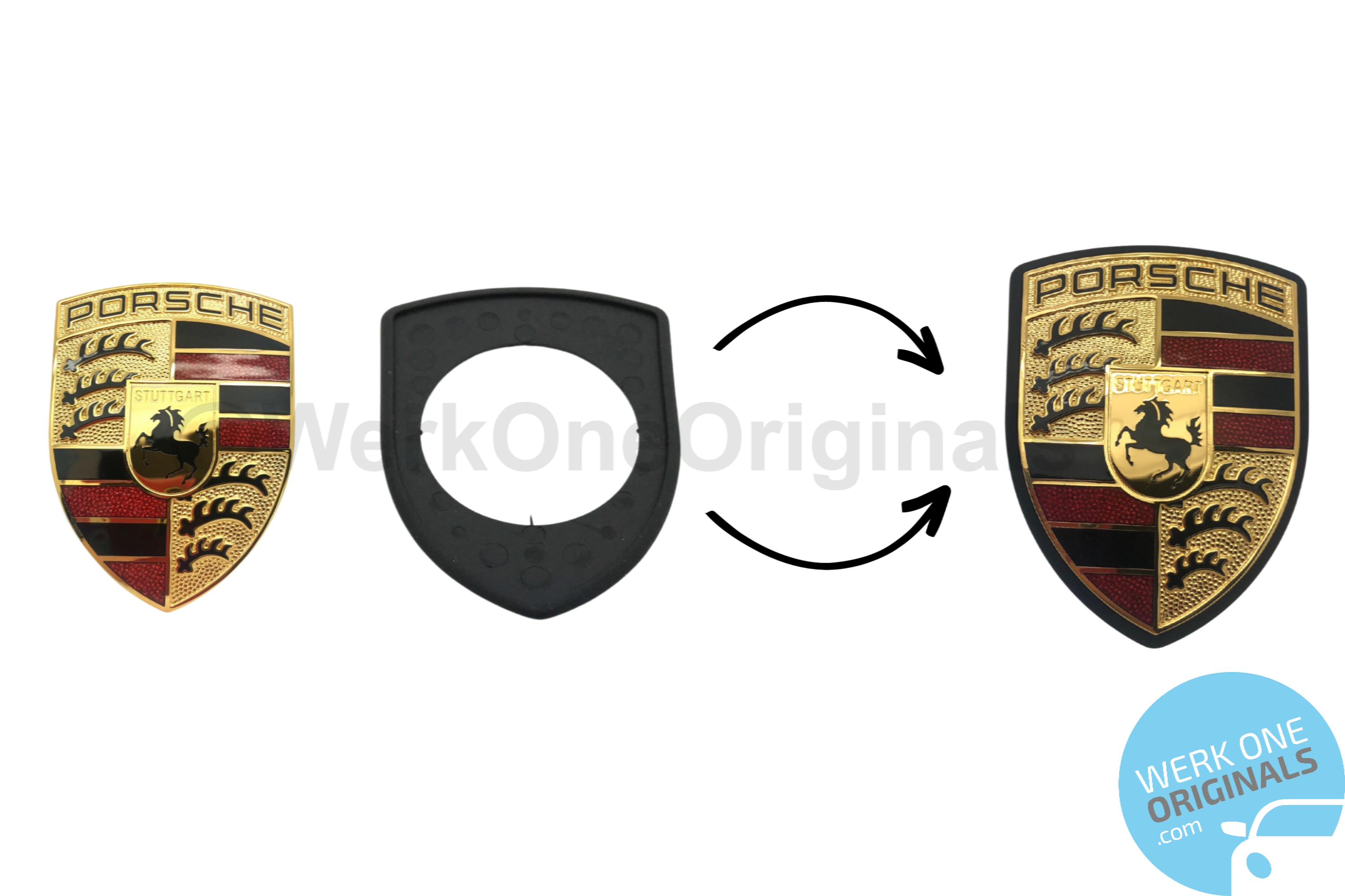 Porsche Bonnet Badge Grommet Backing for Porsche Carrera GT Models