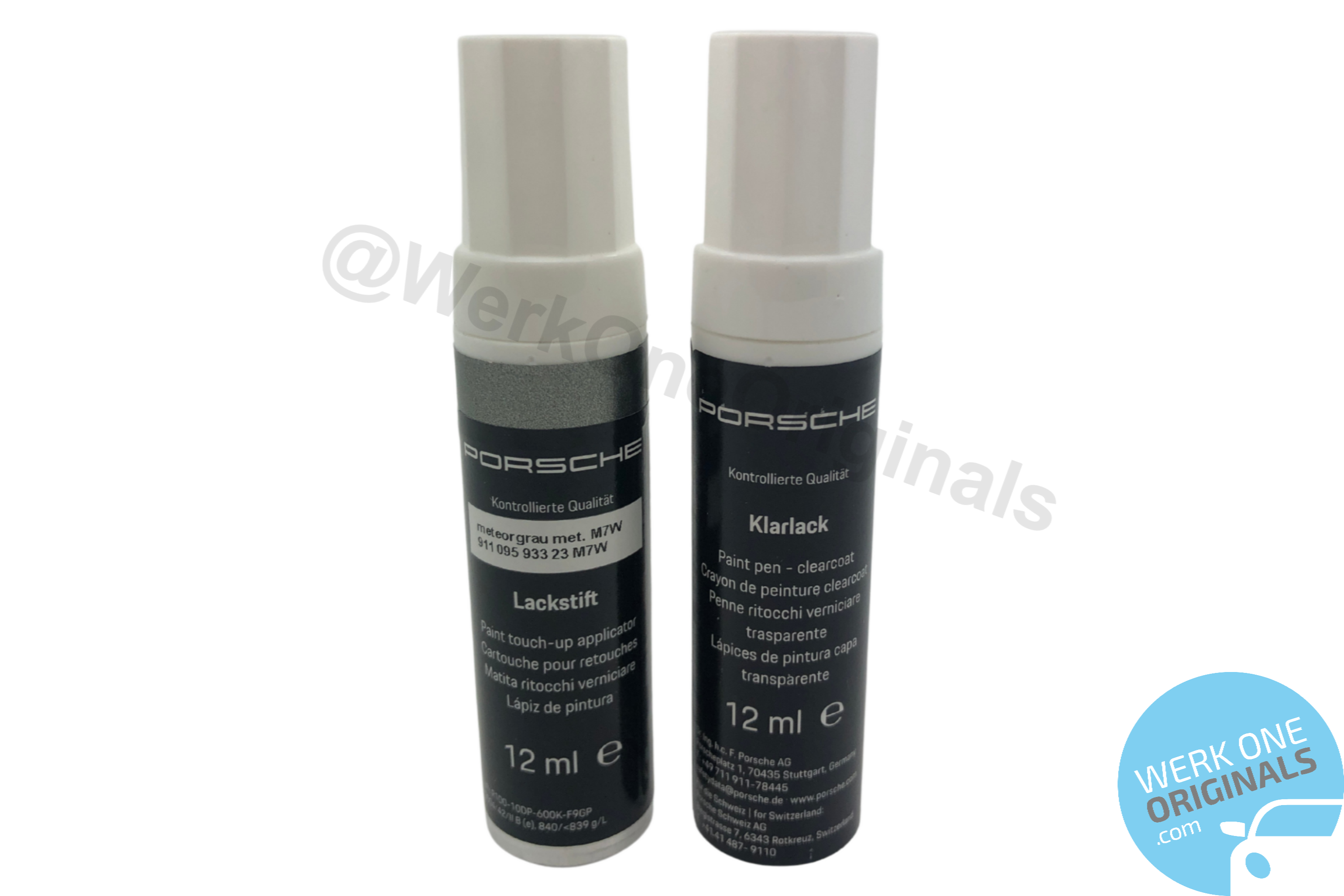 Porsche Official Touch Up Paint in Meteor Grey Metallic (M7W)