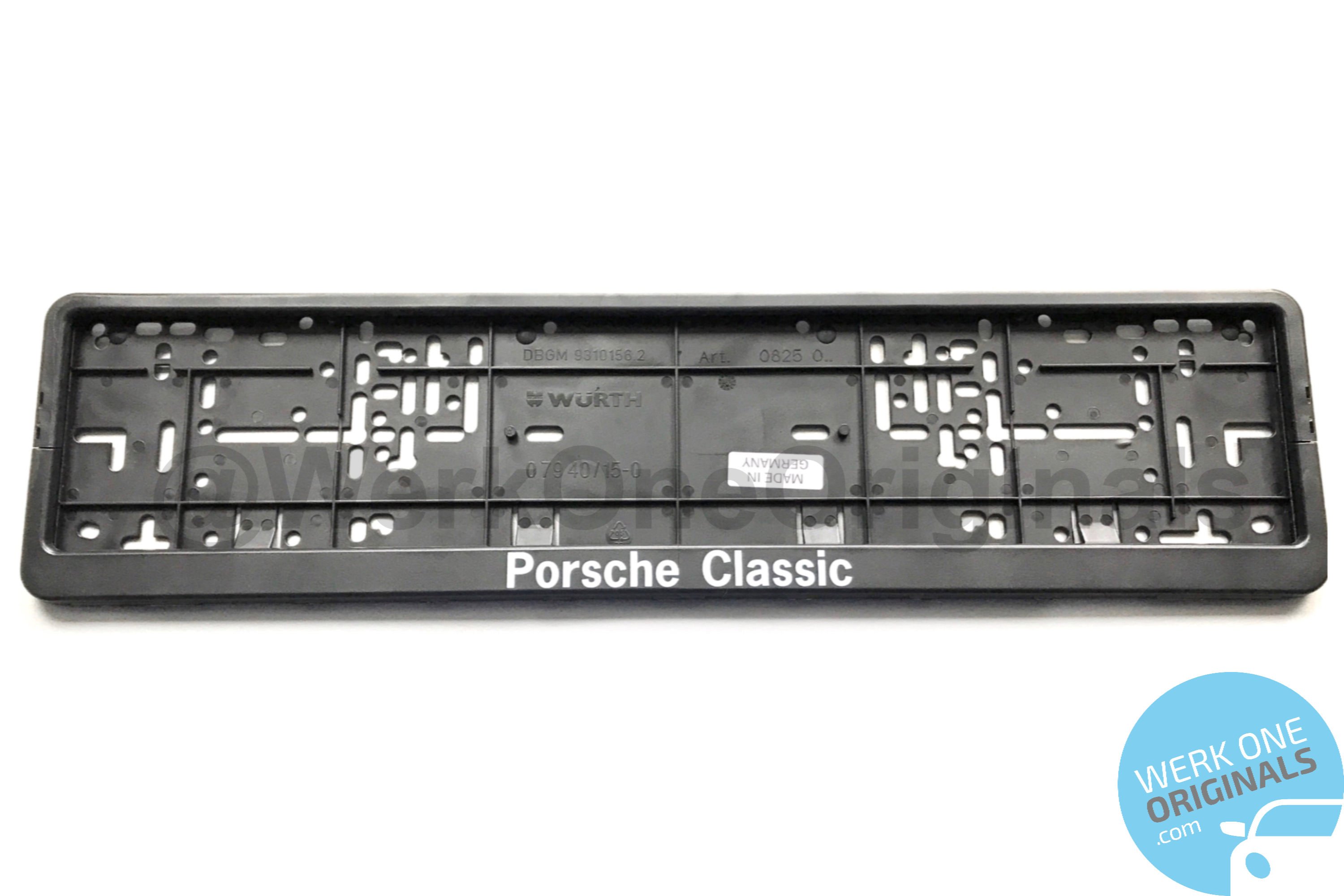 Porsche Classic Number Plate Surround Holder