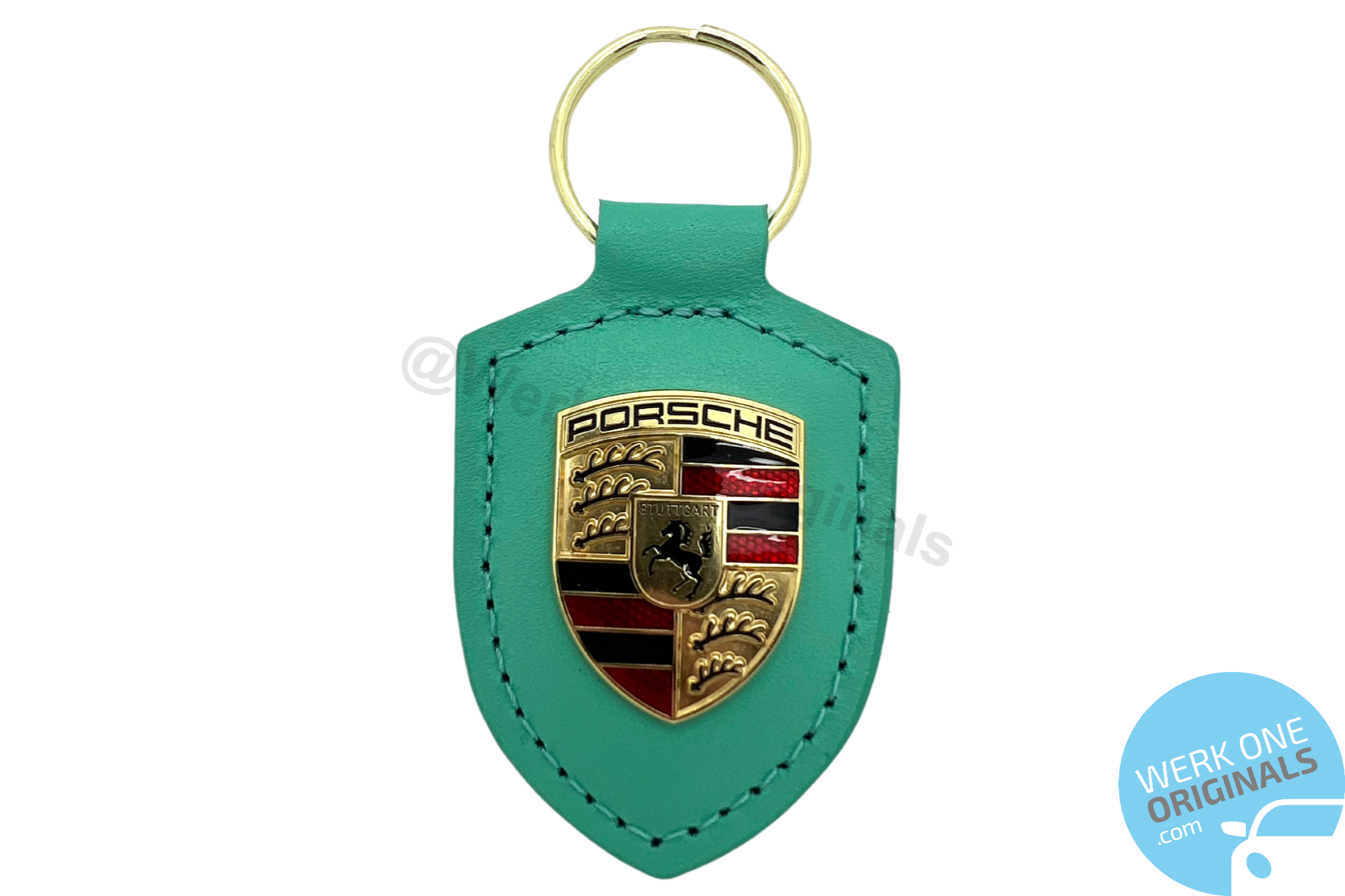 Porsche Official 75 Years Anniversary Limited Edition Key Fob in Mint Green