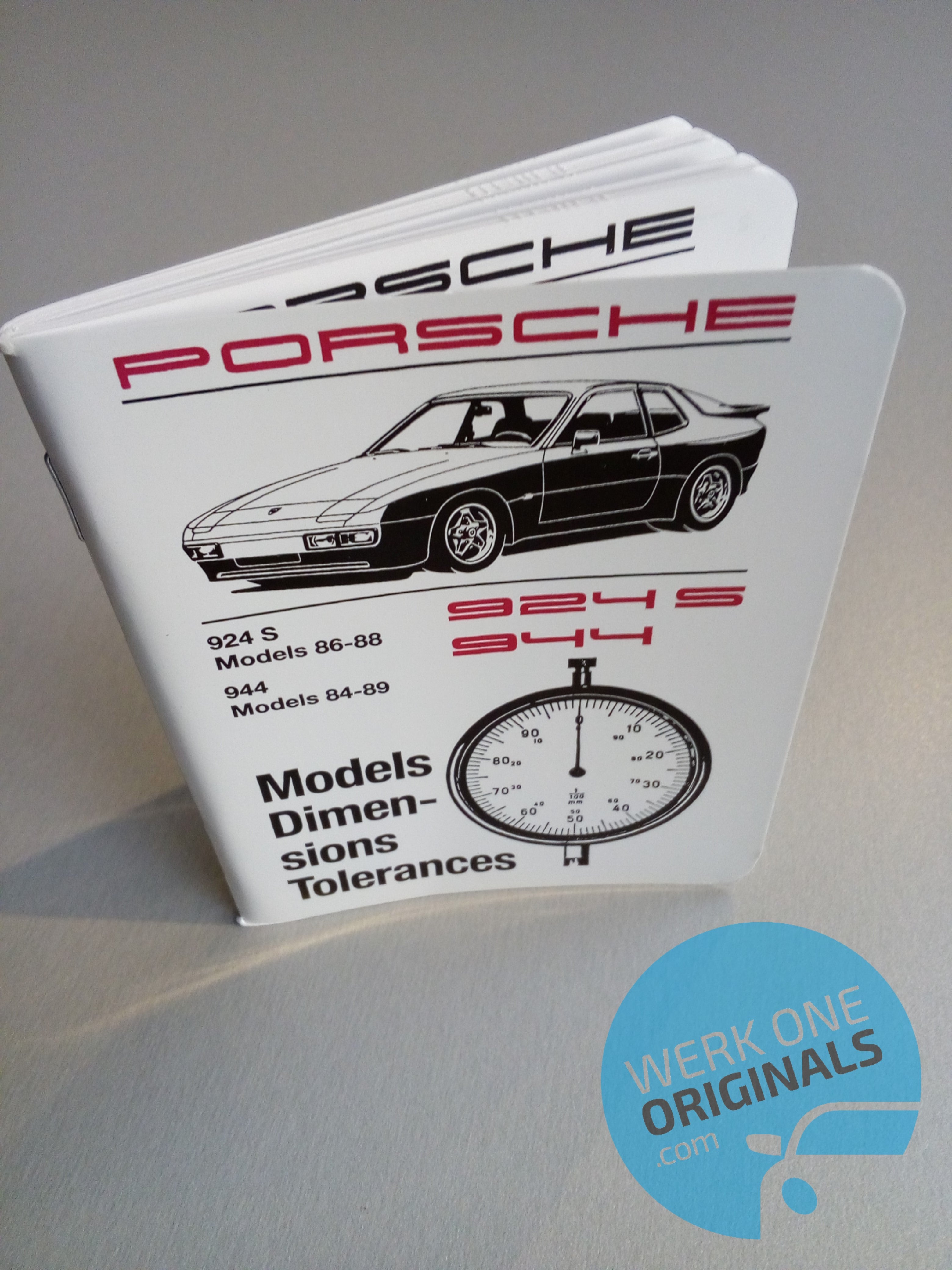 Porsche Technical Specification Manual for 924S & 944 Models! (1984 - 1989)