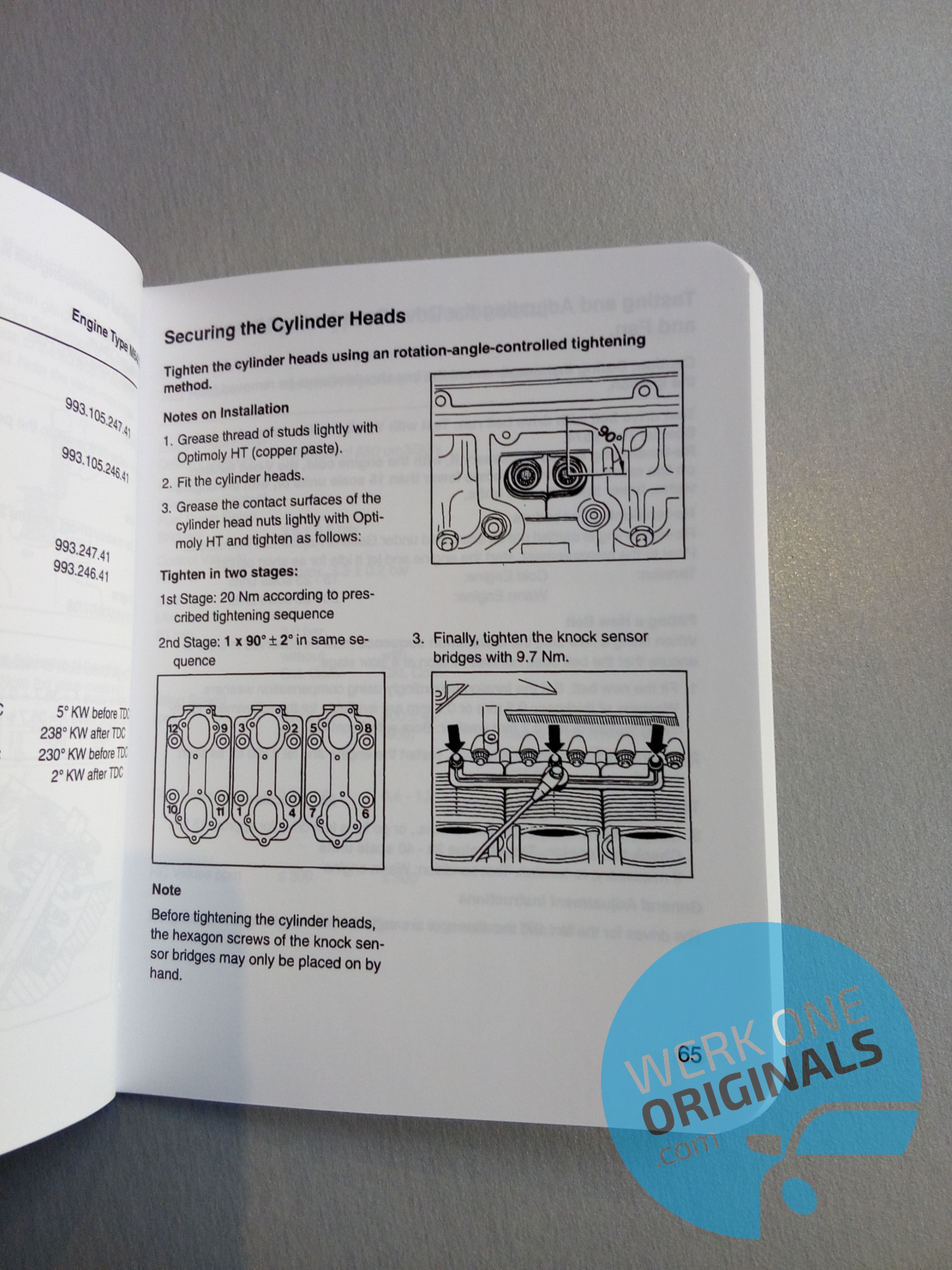 Porsche Technical Specification Manual for 911 Type 993 Models!