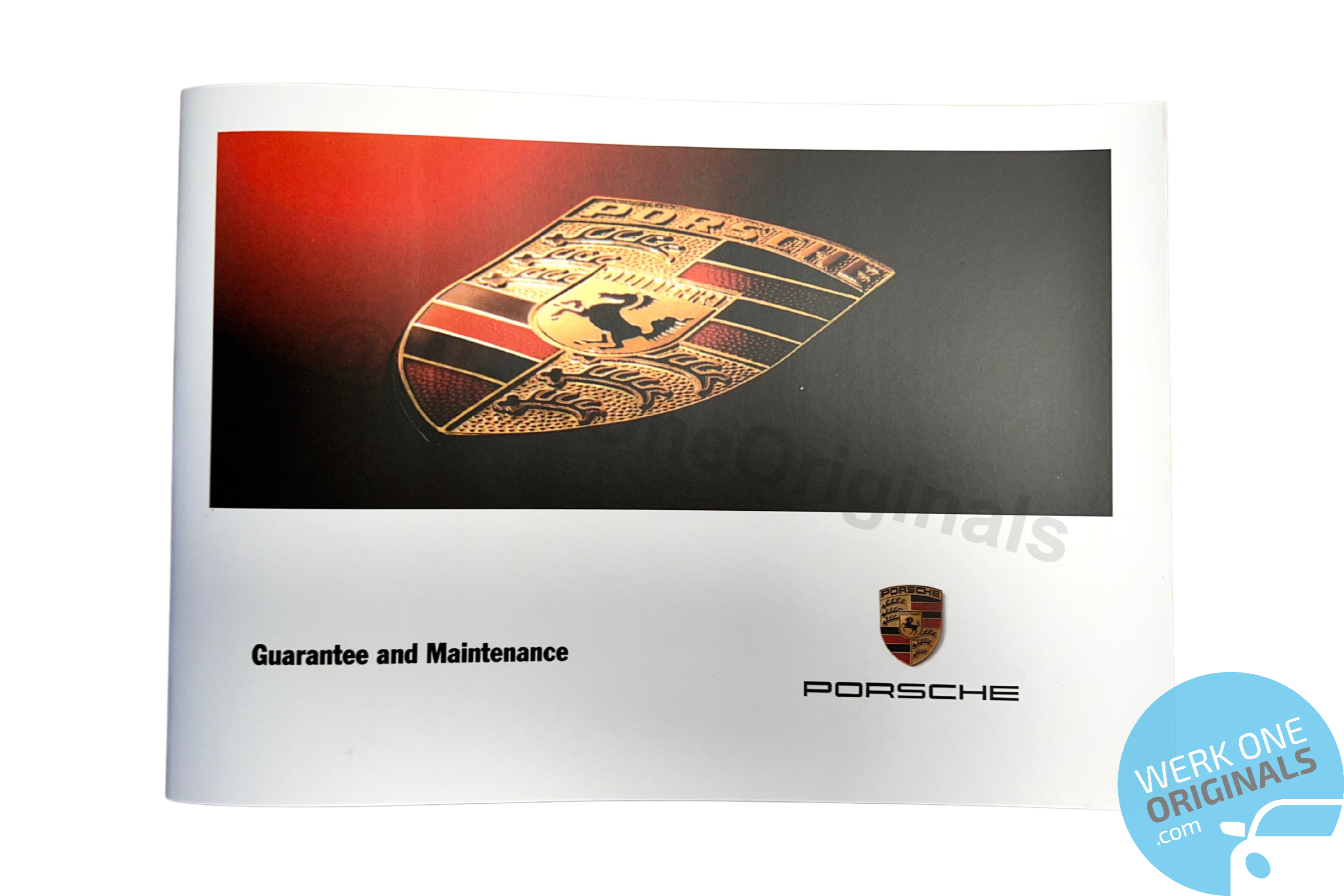 Porsche Maintenance Service History Book in English for 911 Type 996 Models