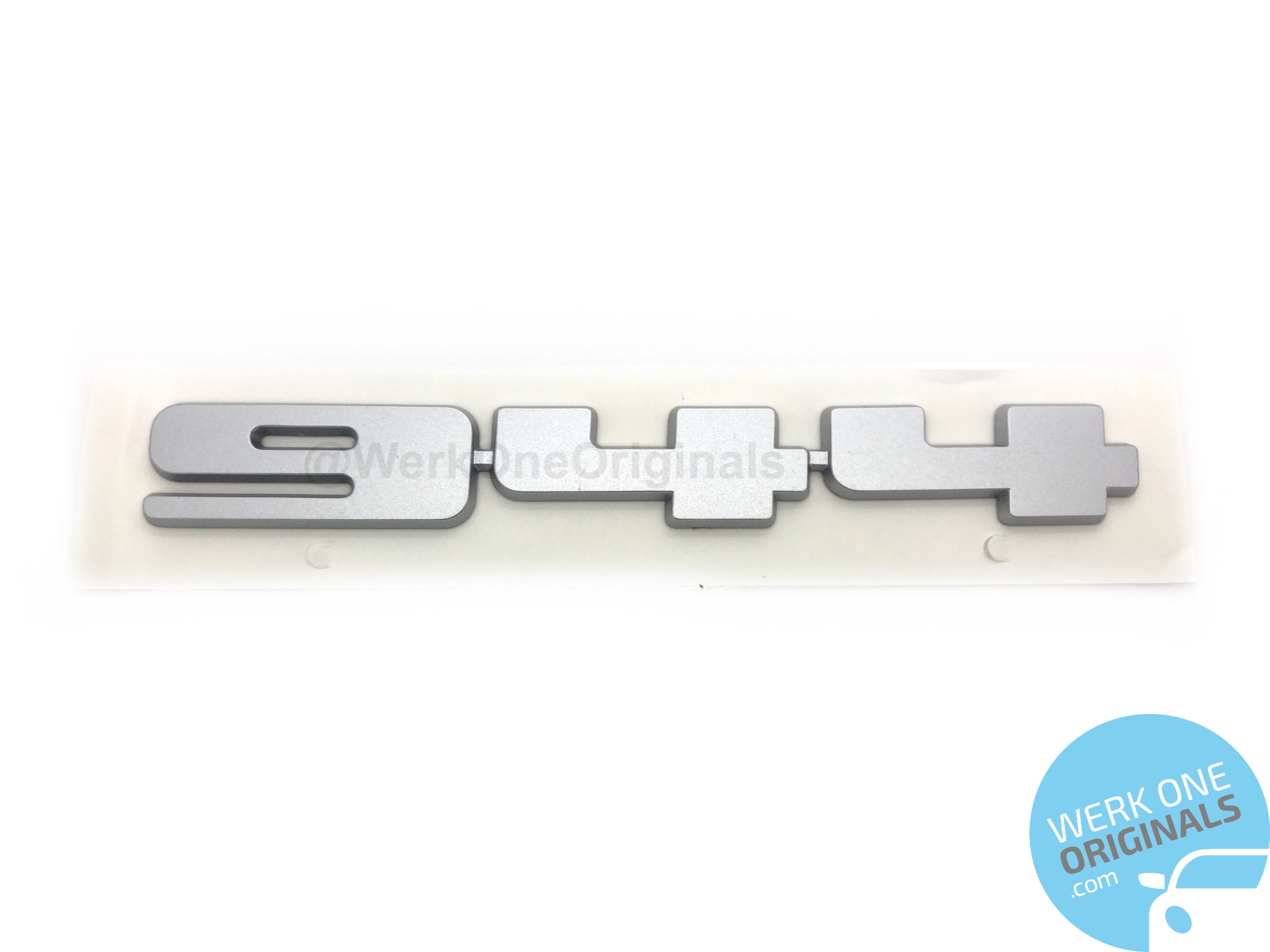 Porsche Official '944' Rear Badge in Matte Silver for 944 Models